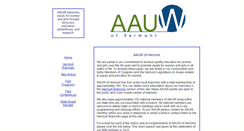 Desktop Screenshot of aauwvt.org